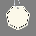 Paper Air Freshener Tag - Heptagon Tag